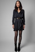 Collants ZV Résille Fogal X Zadig&Voltaire - Collants en résille noire Femme Fogal X Zadig&Voltaire