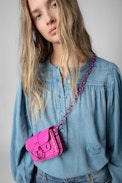 Bolso Kate Wallet Croco - Bolso de mujer Kate Wallet Croco en fucsia