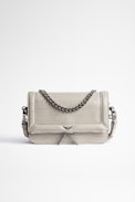 Rock Nano Novel Bag - Small women's bag in crocodile-look embossed leather