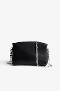 Borsa Rockyssime XS - Borsa in pelle di agnello nera, donna.