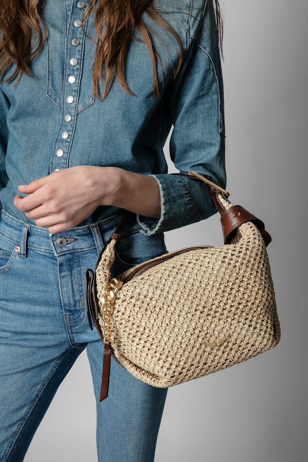 Women’s Le Cecilia bags, women’s leather shoulder bags | Zadig&Voltaire