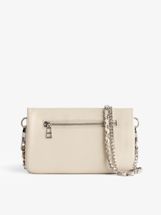 Rock Nano Swing Your Wings Clutch - Rock Nano leather clutch with interchangeable Swing Your Wings side panels.