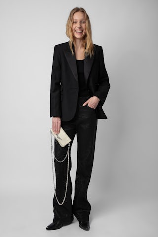 Rock Nano Swing Your Wings Clutch - Rock Nano leather clutch with interchangeable Swing Your Wings side panels.