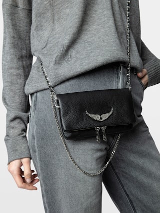 Pochette Rock Nano Swing Your Wings - Pochette Rock Nano en cuir à aile Swing Your Wings interchangeables.