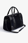 Sunny Medium #2 Bag - Women’s medium blue leather bag with a shoulder strap