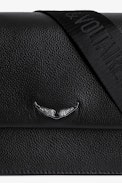 Lolita Wings Bag - Leather bag with nylon shoulder strap.