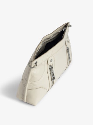 Sunny Moody Vintage Patent Bag - Vintage-effect patent leather bag with shoulder strap and signature wings.