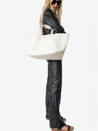 Z Shopper XL Monogram Bag - Monogram canvas tote bag with double handles and signature wings.