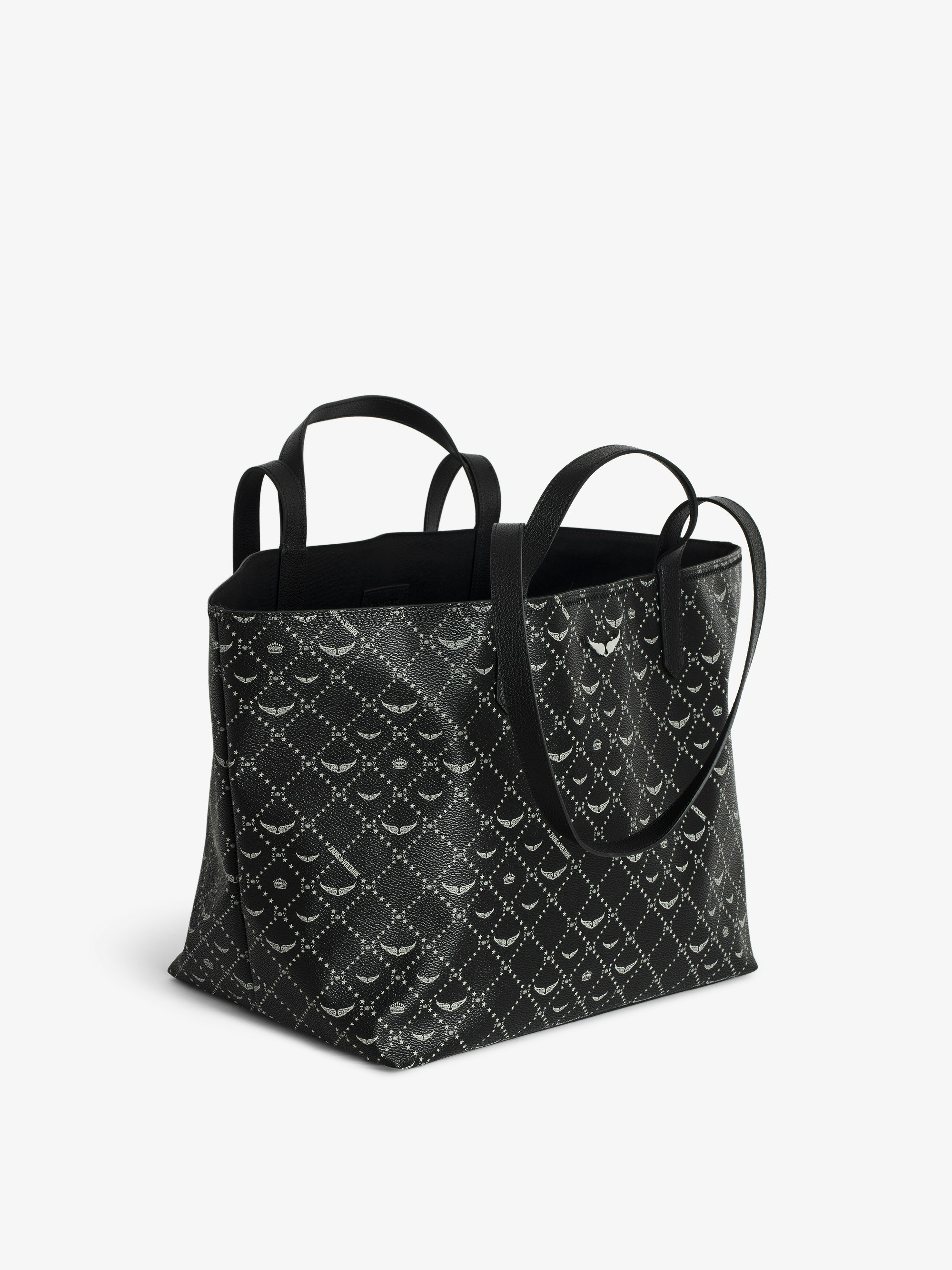 トートバッグ Zadig & Voltaire Z Xl Monogram Shopper Bag - Synthetic - Z Shopper XL Monogram Bag White | Zadig&Voltaire