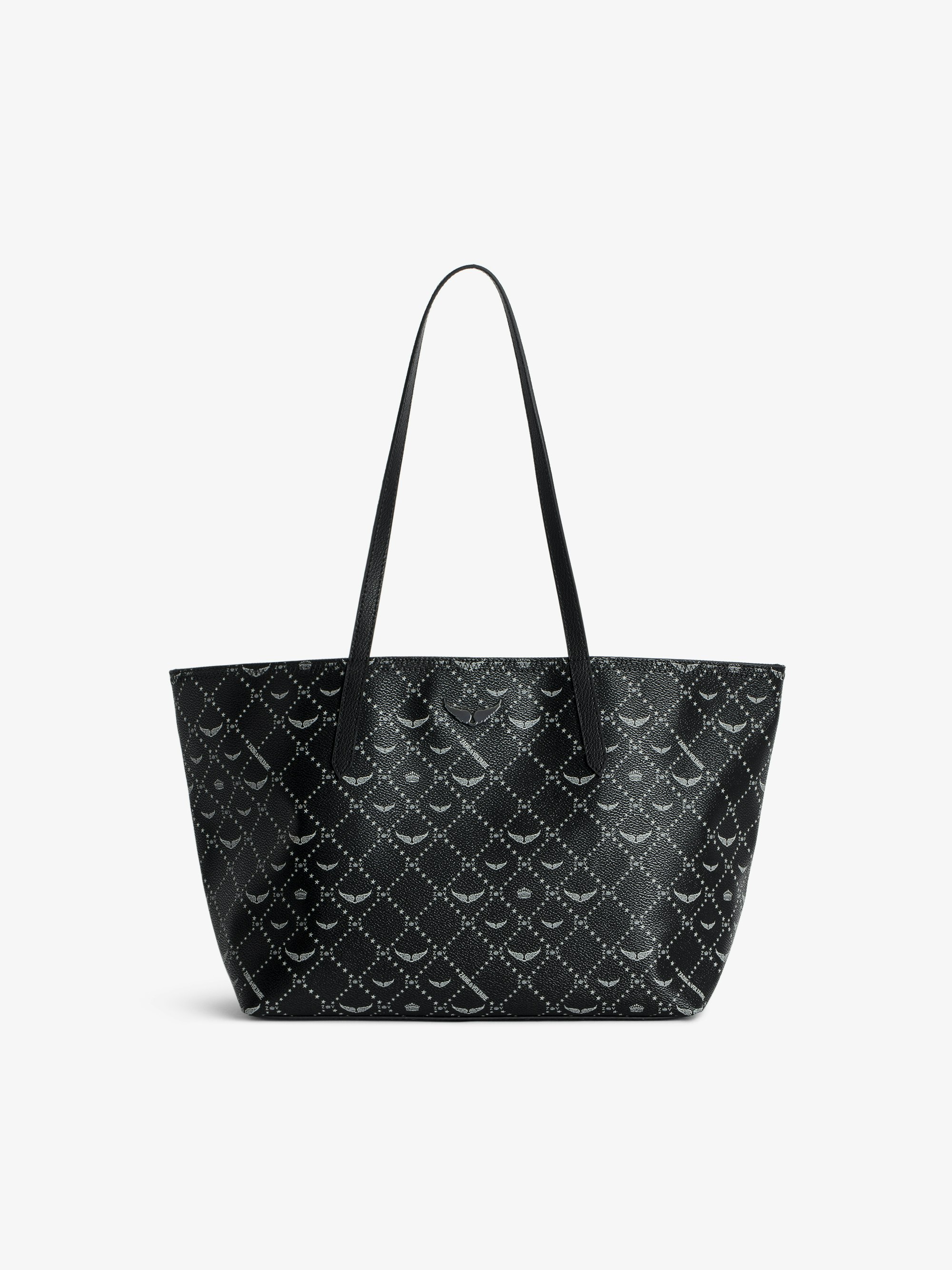 Z Monogram Shopper Bag - Monogram canvas tote bag with signature wings.