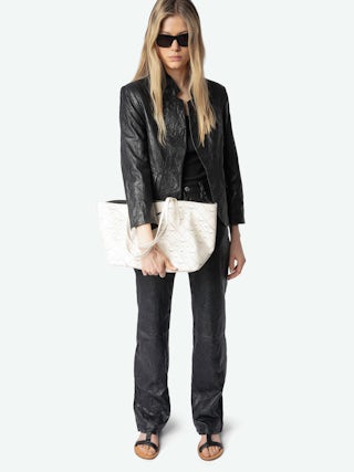 Z Shopper Monogram Bag - Monogram canvas tote bag with signature wings.