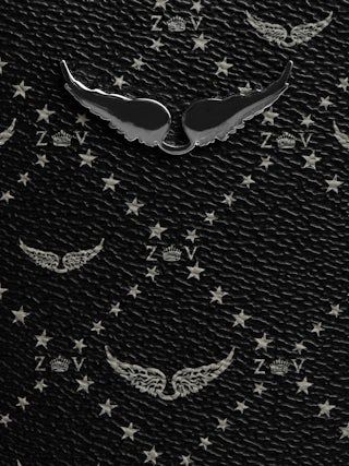 Z Bucket Monogram Bag - Monogram canvas bucket bag with adjustable strap and wing signature.