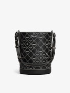 Z Bucket Monogram Tasche - Bucket-Tasche aus Monogram-Canvas mit verstellbarem Riemen und Flügel-Signatur.