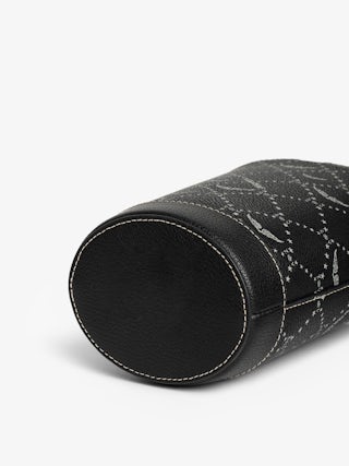 Z Bucket Nano Monogram Bag - Mini bucket bag in monogram canvas with adjustable strap and wing signature.