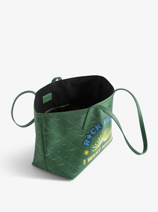 Bag Z Shopper Monogram Tag - Shopper bag in ZV monogram canvas with tag motifs and signature wings.