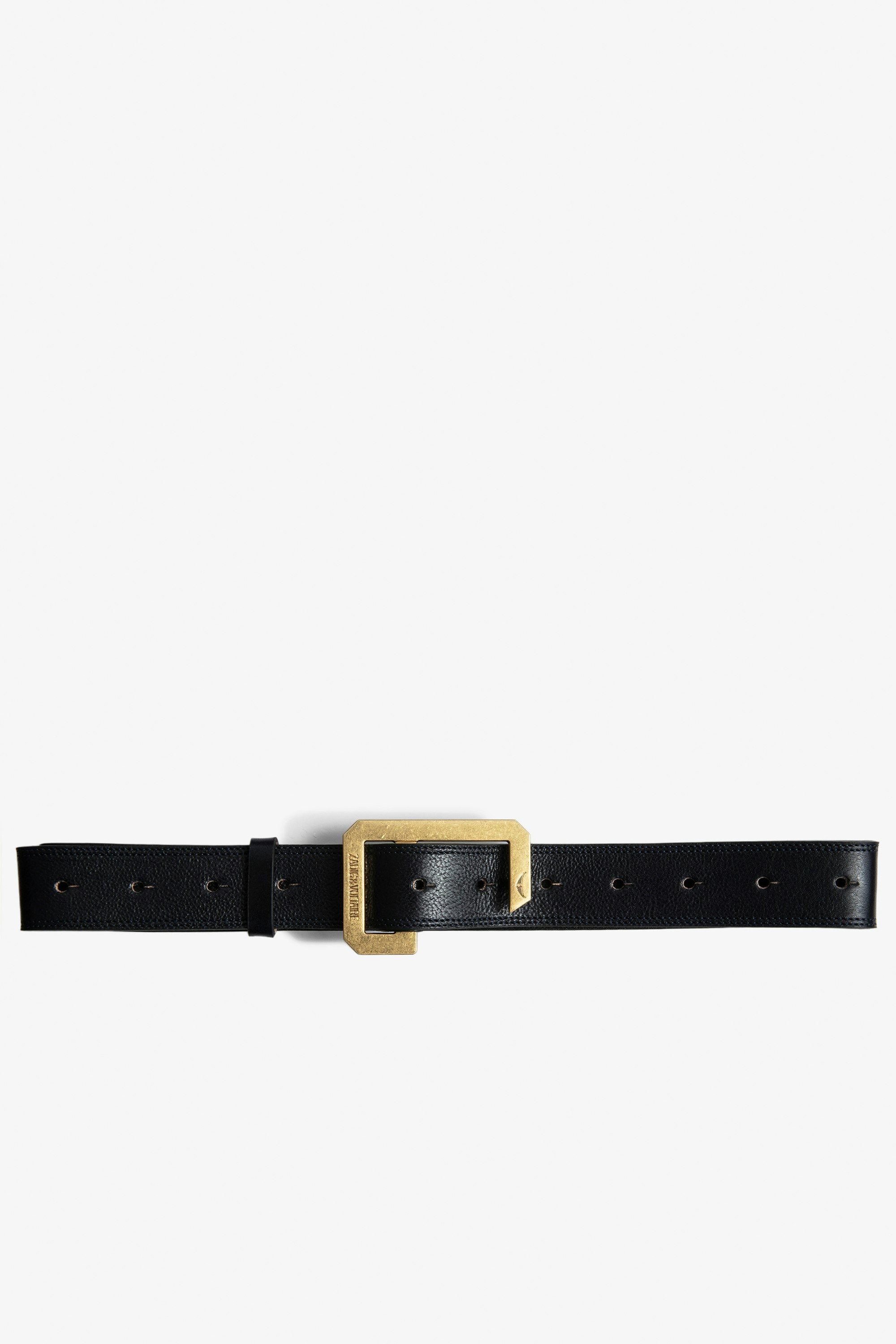 La Cecilia 35 mm Belt Women's adjustable leather belt with C-shaped buckle