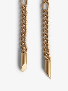 Borderline Chain Belt - Women's chain belt with wings motif closure.