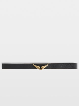 Belt Rock Reversible 30mm - 30 mm reversible suede belt with signature wings buckle.