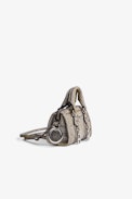 Bolso grisgrís Sunny #2 - Llavero minibolso Sunny con purpurina