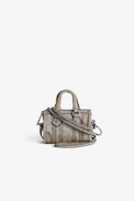 Bolso grisgrís Sunny #2 - Llavero minibolso Sunny con purpurina