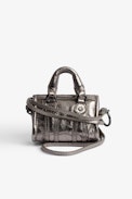 Sunny #2 Grigri Bag - Women’s Sunny bag lucky charm key ring in silver leather