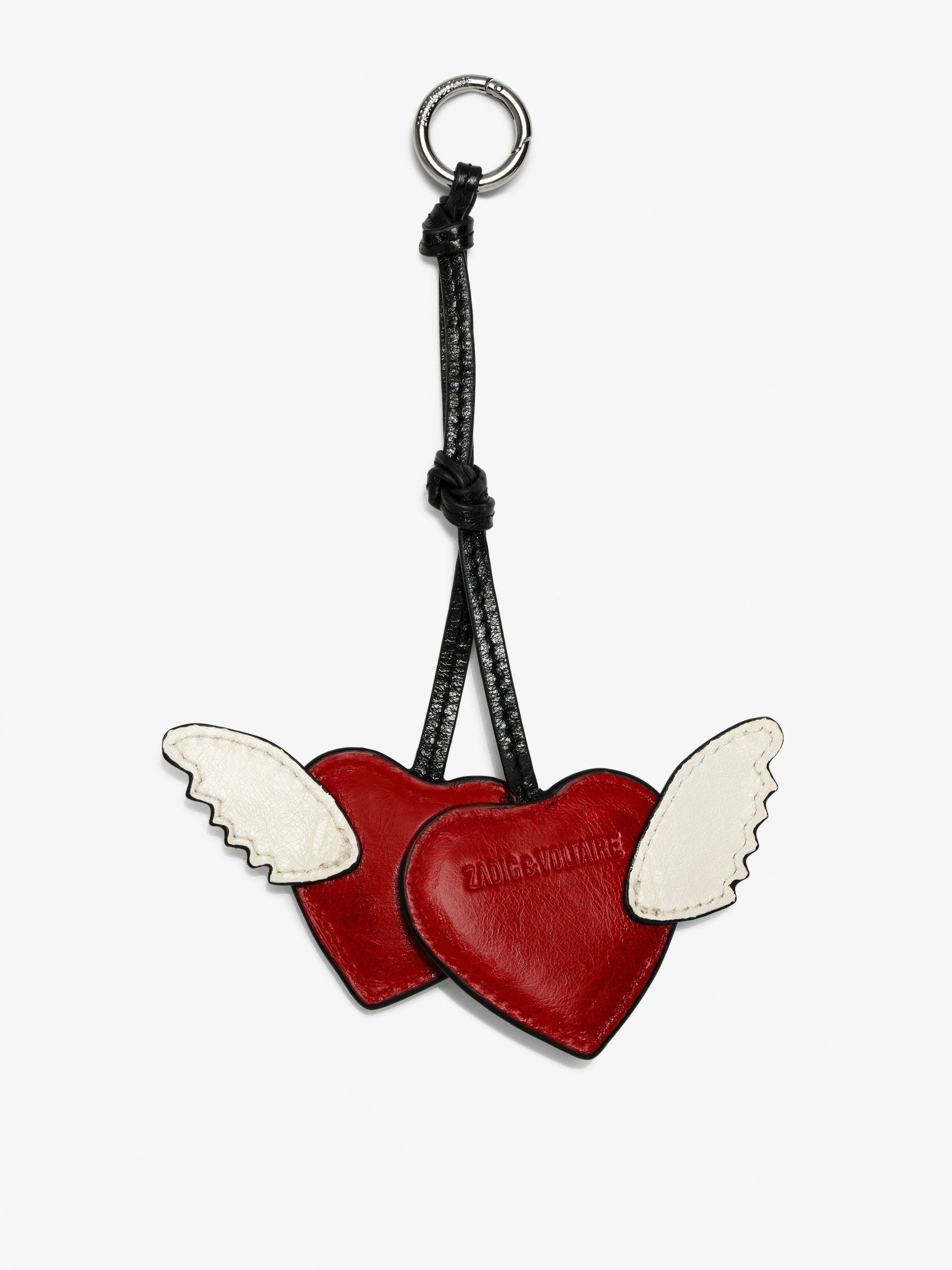 【関税込み】Love Cherry Keychain - Zadig & Voltaire - Leathe Love Cherry Red Leather Keychain | Zadig&Voltaire