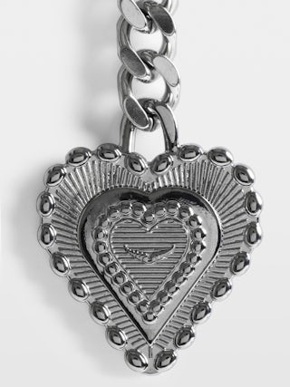 Keyring Santa Fe Crush Medal - Heart medal keyring.