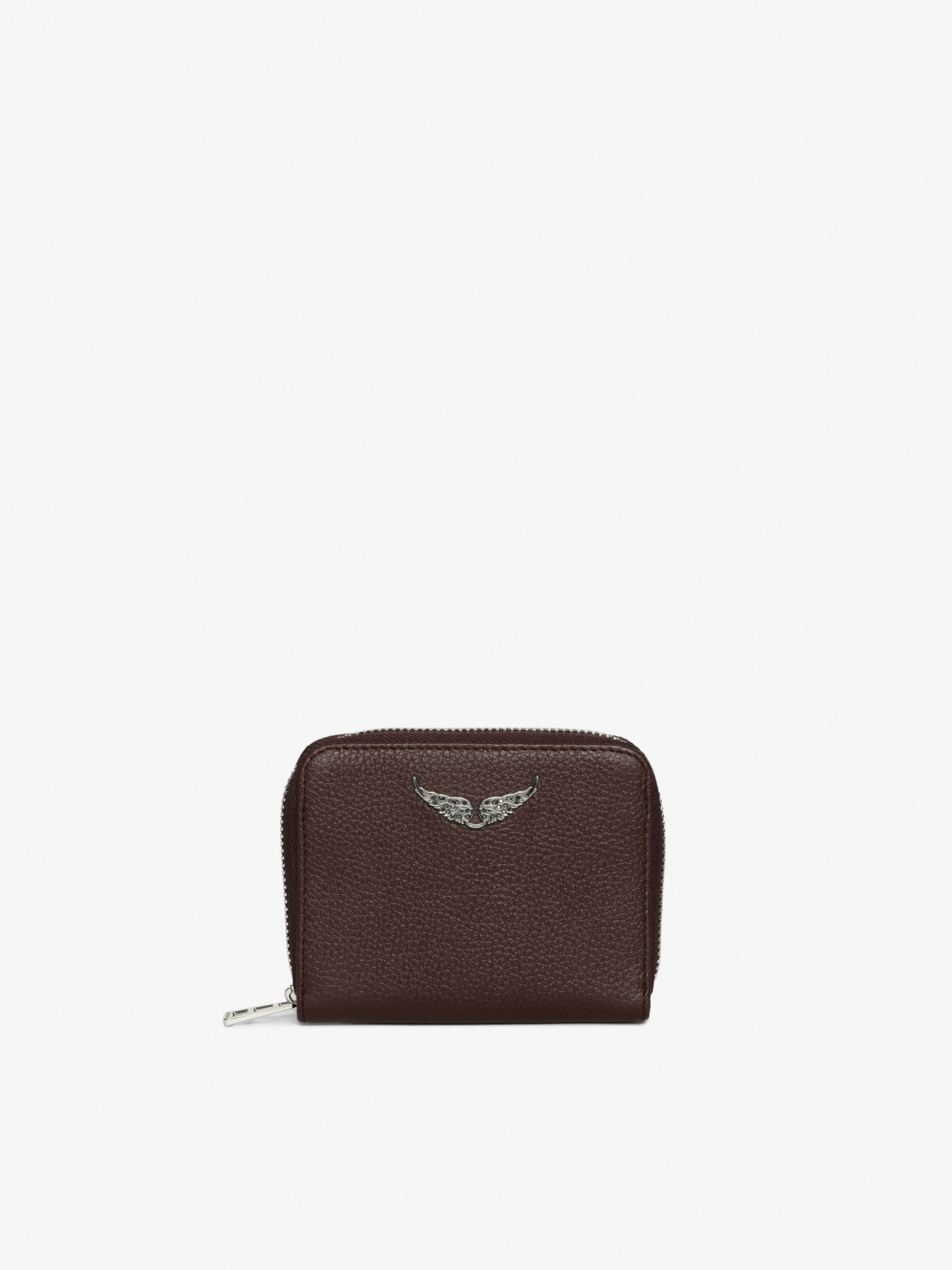 Mini ZV Wallet - Mini ZV wallet in leather with wing signature.