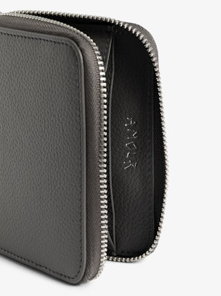 Mini ZV Wallet - Mini ZV leather wallet with wings signature.