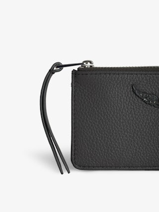 Card Holder ZV Card - Leather card holder with signature wings.
