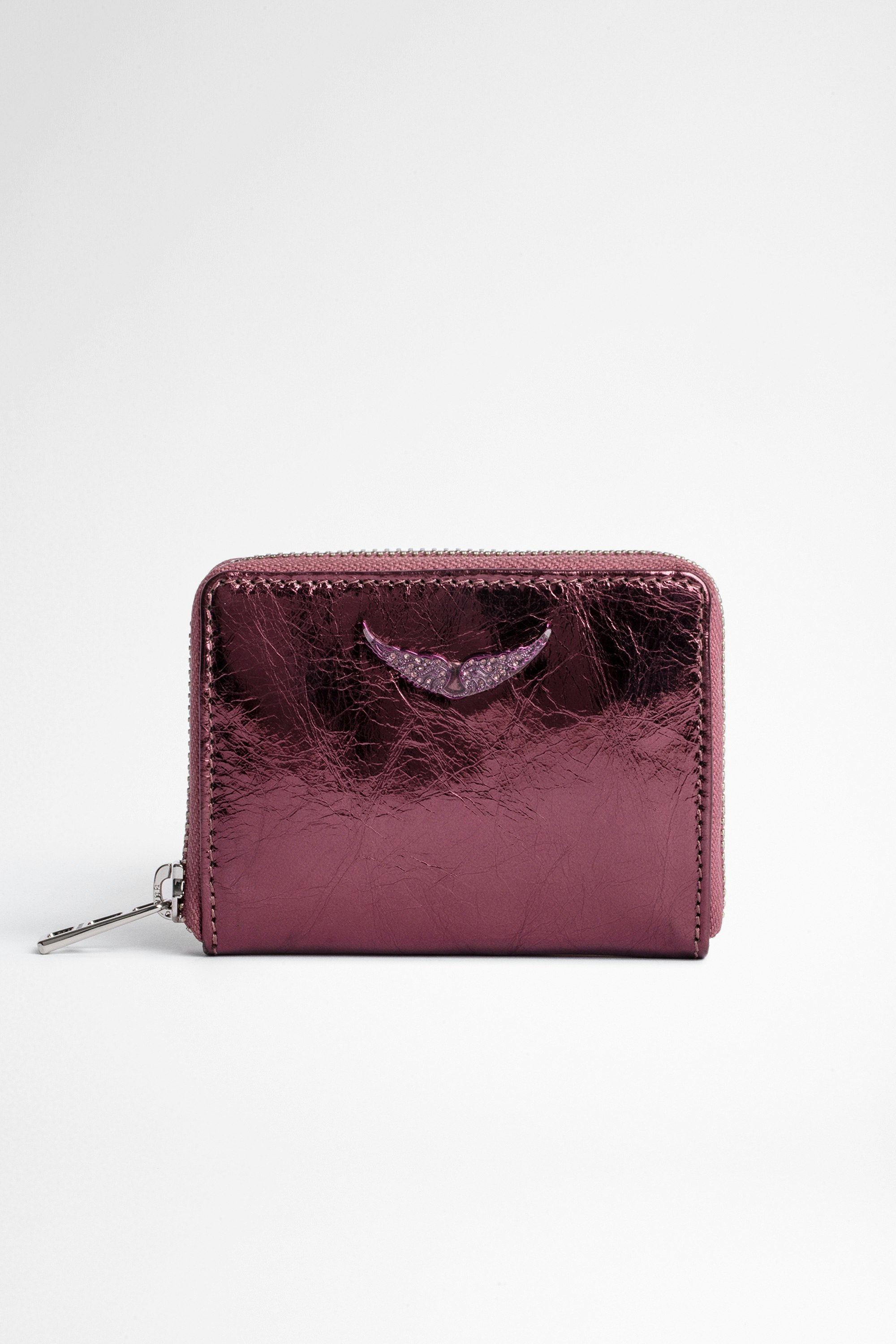 ZV Mini 財布 Women's metallic leather wallet