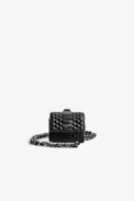 Custodia AirPods Pro Case Pelle - Custodia AirPods pro in pelle nera trapuntata