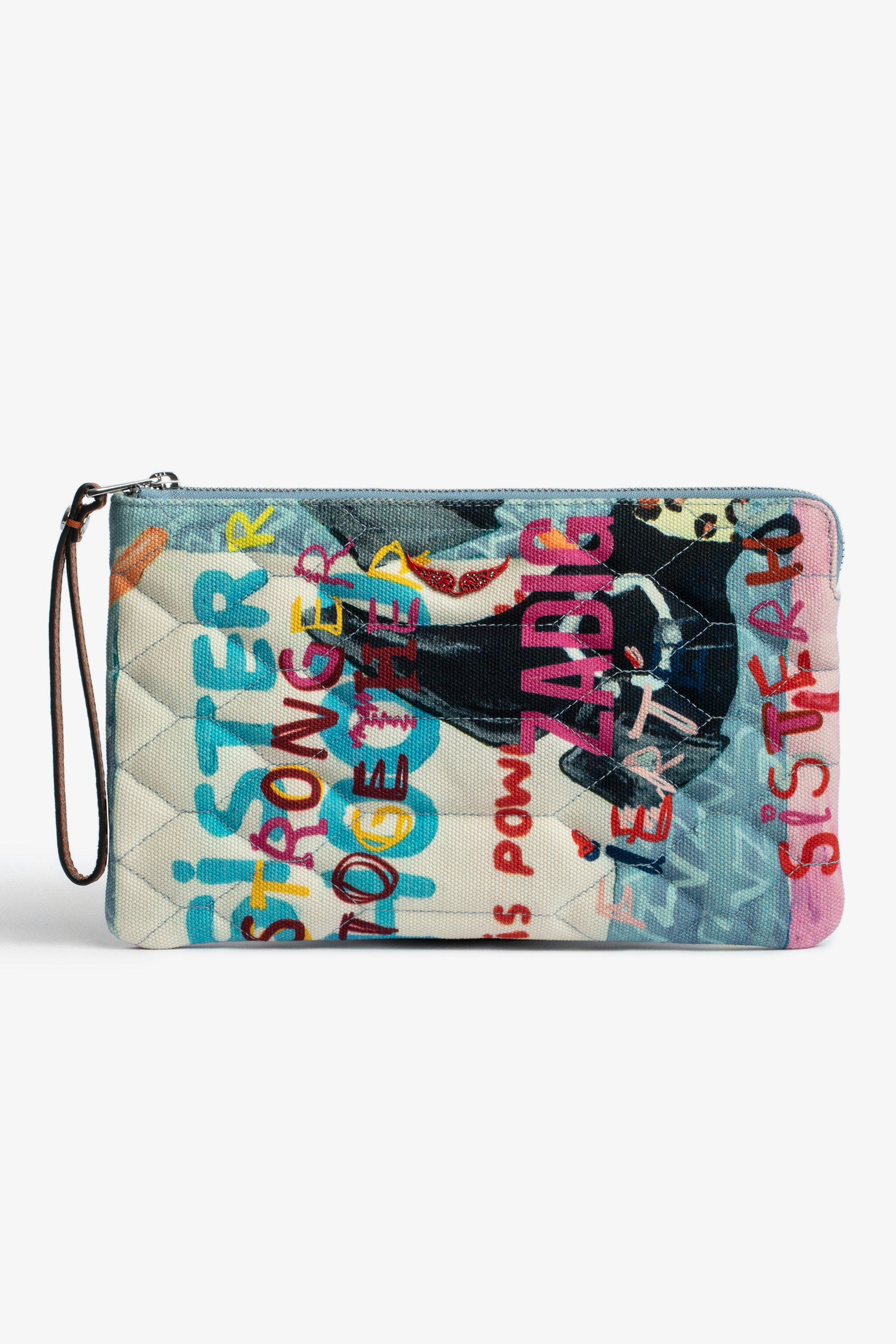 Band Of Sisters Uma クラッチバッグ Women’s Band Of Sisters print cotton quilted zipped clutch