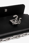 ZV Initiale Snake Le Long Wallet - Women’s black leather and ZV snake wallet