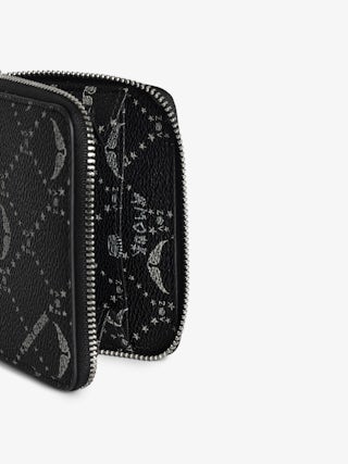 Mini ZV Monogram Wallet - Monogram canvas wallet with signature wings.