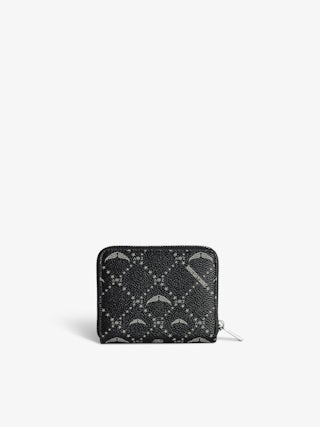 Mini ZV Monogram Wallet - Monogram canvas wallet with signature wings.