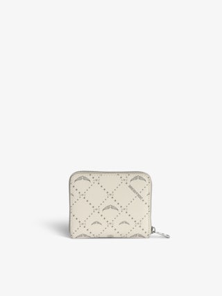 Mini ZV Monogram Wallet - Monogram canvas wallet, signature wings.