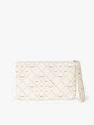 Z Pouch Monogram Clutch - Monogram canvas clutch with signature wings.