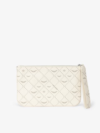 Z Pouch Monogram Pouch - Monogram canvas pochette with signature wings.