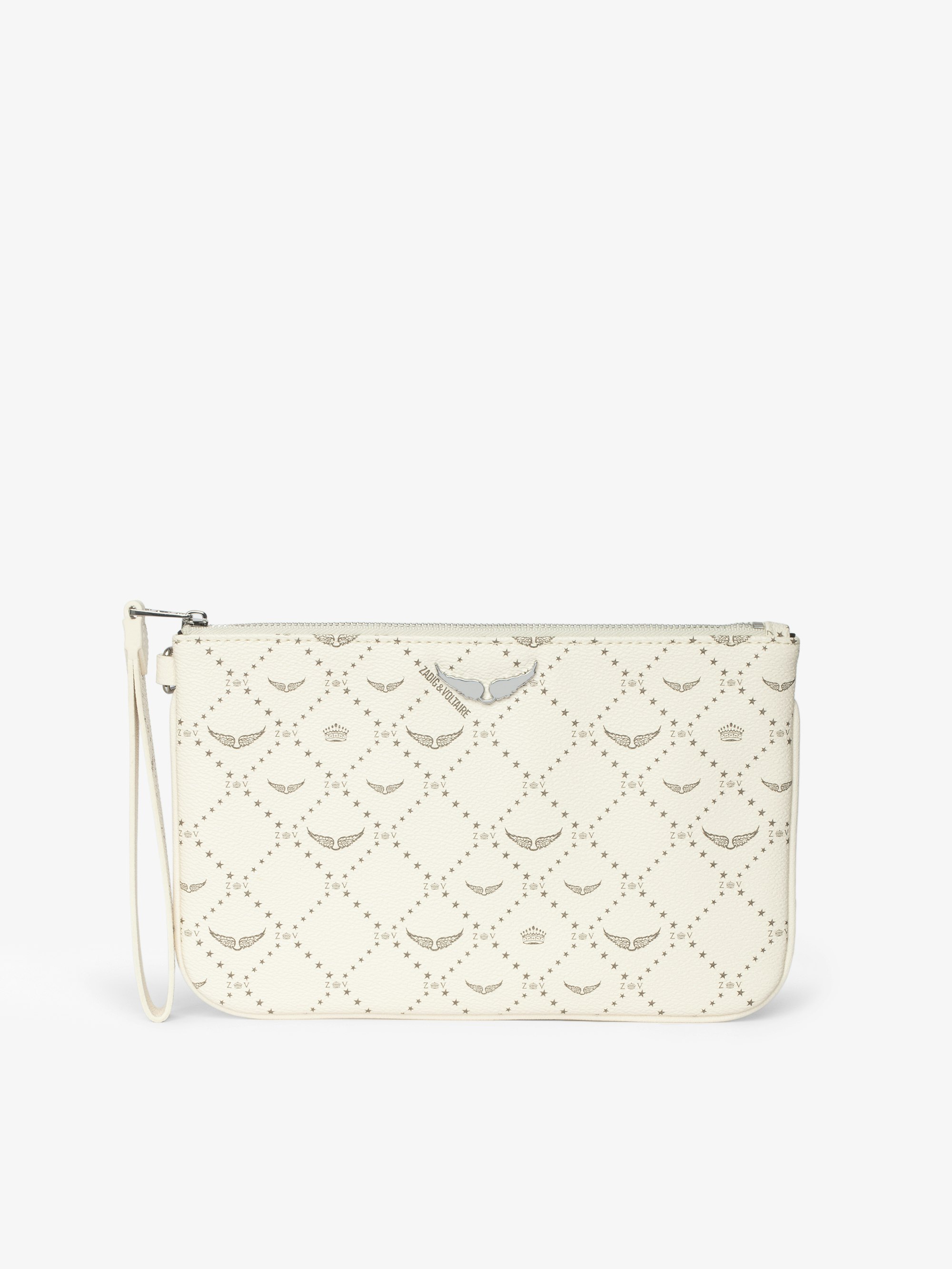 Pochette Z Pouch Monogram - Pochette en toile monogramme avec ailes signature.