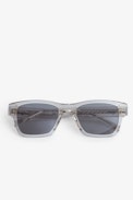 Gafas de sol Transparent Wings  - Gafas de sol de acetato beige con alas en las patillas