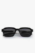 Squared ZV Sunglasses - Square-shaped unisex sunglasses in black acetate.