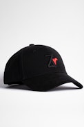 Cappellino Klelia ZV Crush - Cappellino nero con ricamo ZV donna