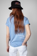 Band of Sisters Bucket Hat - Band of Sisters women’s black cotton embroidered bucket hat
