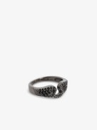 Anillo Rock - Anillo de latón y strass para mujer.