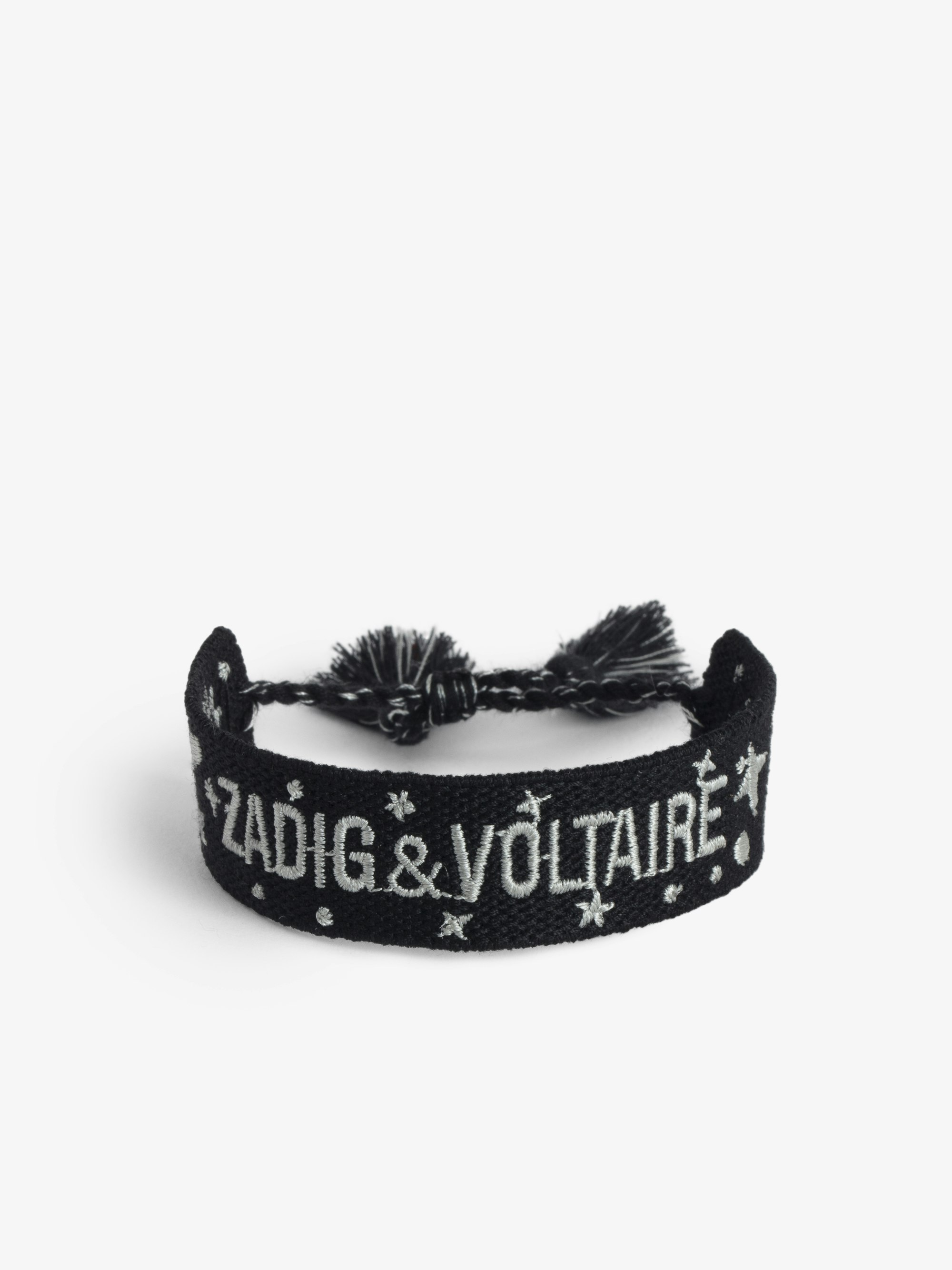 Zadig Woven Bracelet - Woven polyester bracelet with embroidery.