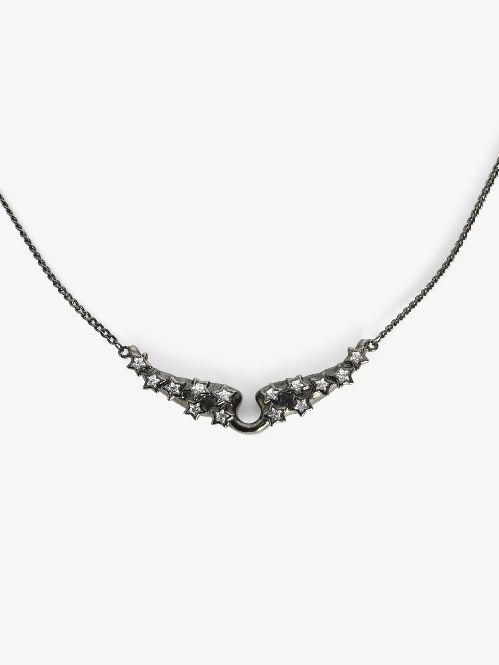 Collier Stella Rock - Collier chaine en laiton serti de cristaux en forme d'étoiles.