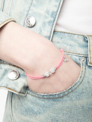 Zadig Link Rock Bracelet - Adjustable cord bracelet with the house's iconic "rock" signature.