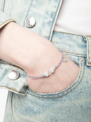 Zadig Link Rock Bracelet - Adjustable cord bracelet with the house's iconic "rock" signature.