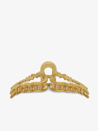 Rock Hair Hair Clip - Hair clip in aged golden metal in wing shape.